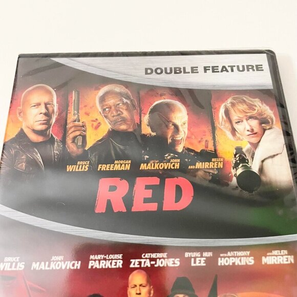 Bruce Willis Double Feature Red Red 2 Morgan Freeman - Picture 2 of 12